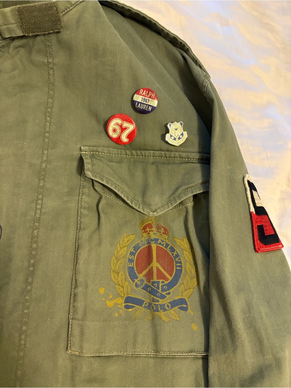 Polo RL M-67 Military Coat - Picture 3 of 15